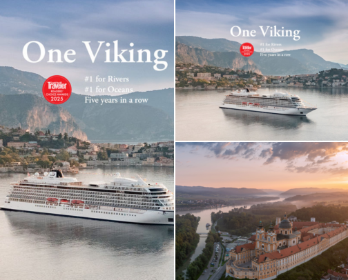 Viking cruises cover photo collage