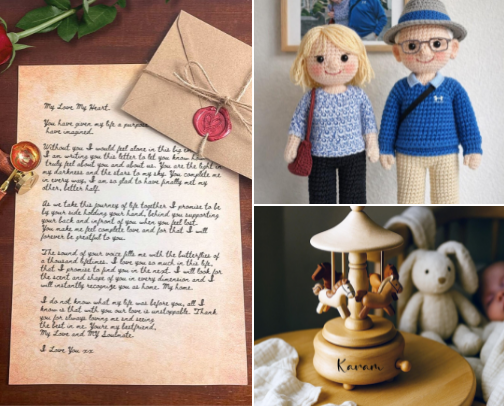 Handmade gift ideas cover photo collage