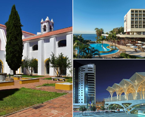 Vacation in Portugal and Spain cover photo collage