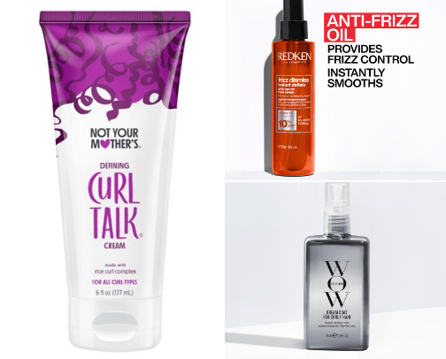 All things curly hair cover photo collage