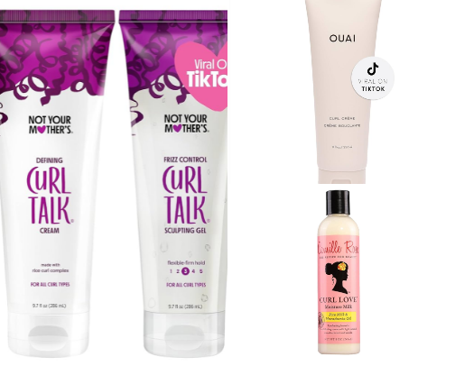 Best curly hair produtcts✨ cover photo collage