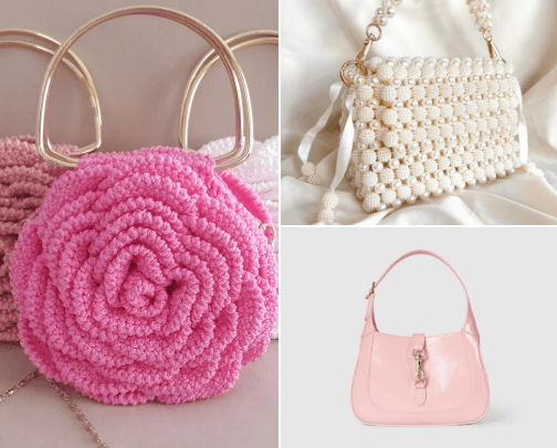 Purse collection cover photo collage