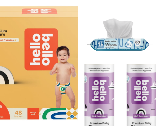 Mom and baby essentials cover photo collage