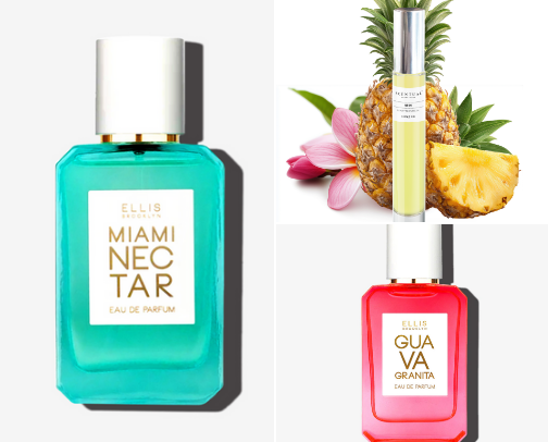 VACATION PERFUME cover photo collage