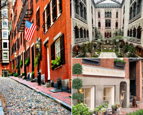 ⚓️ Bits of Boston: A Pretty Little Wanderlist cover photo collage