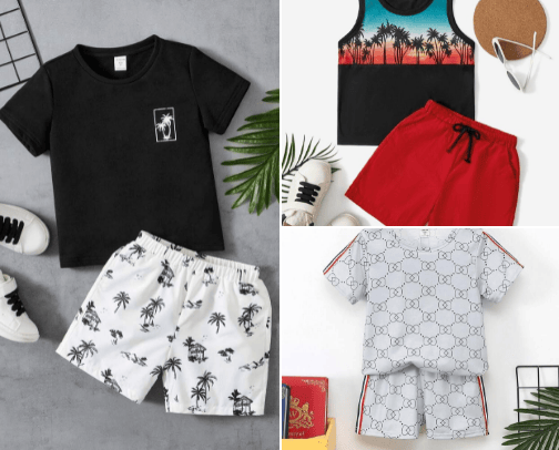 SHEIN Toddler Boys clothing cover photo collage