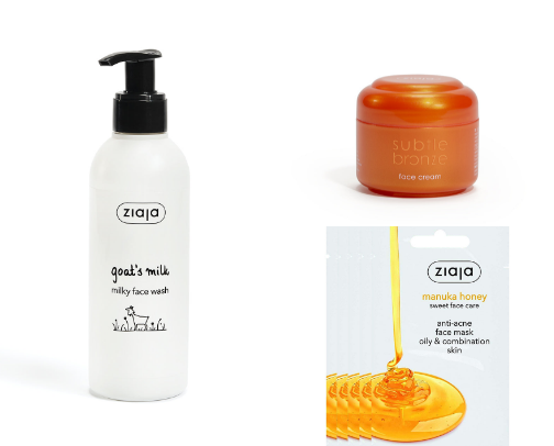 Skincare from Ziaja ☆ SAVE 10% with Discount Code 'HANNA' cover photo collage