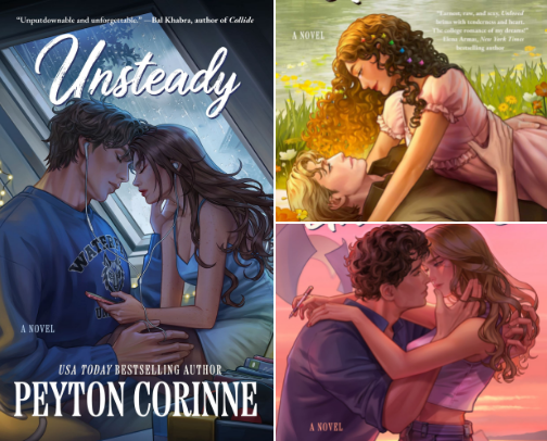 Peyton Corinne book recs cover photo collage