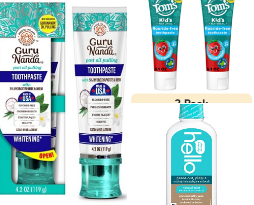 Fluoride-Free Dental Hygiene Picks for Adults & Kids cover photo collage