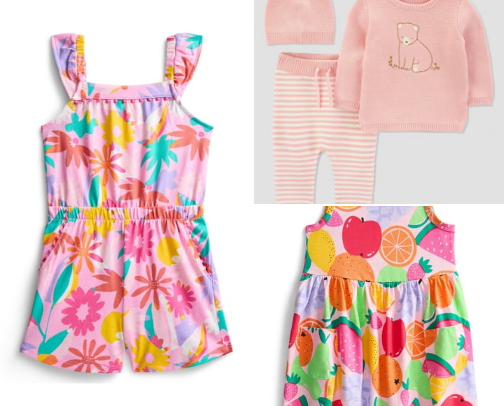 Babygirl clothing cover photo collage