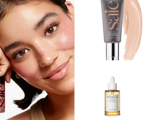 Current Beauty Staples for Dry Skin cover photo collage