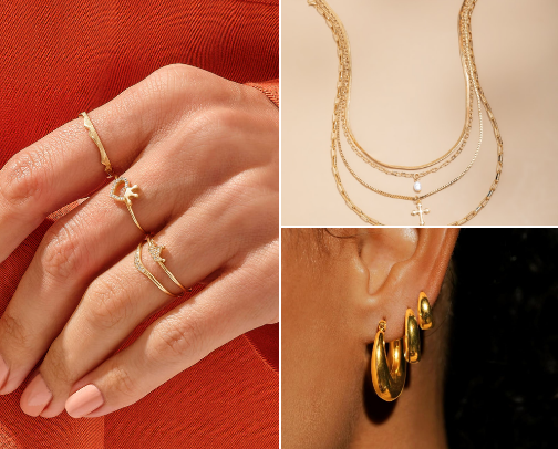 Jewelry That Makes You Feel Like That Girl cover photo collage