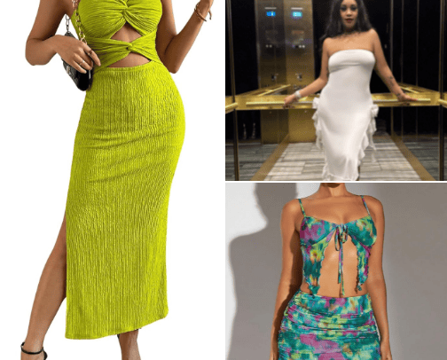 SHEIN Trendy outfits for all kind of occasions/Baddie on a budget/summer/vacation cover photo collage