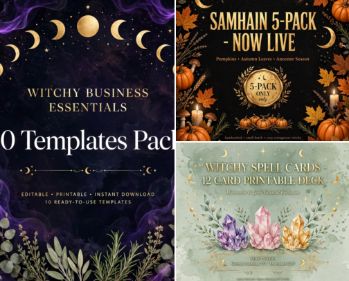 Business templates for Instagram/Canva created by Leanne Berkseth. cover photo collage