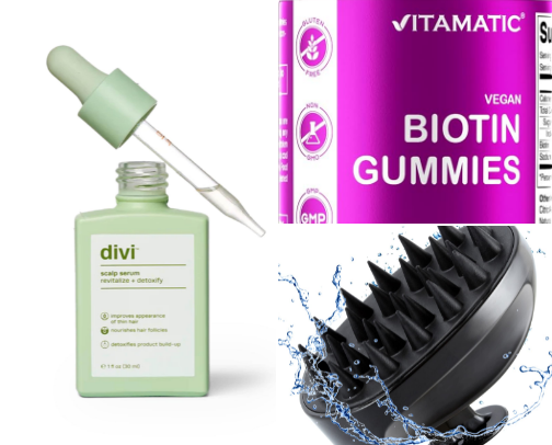 Hair Growth Essentials cover photo collage