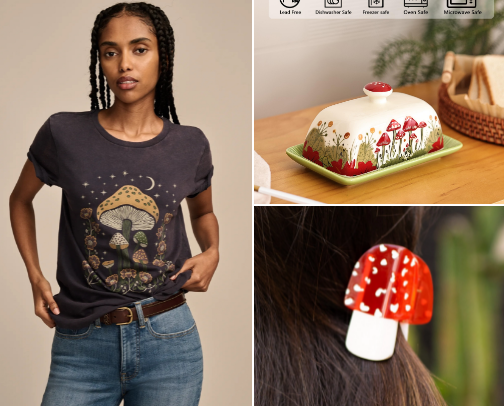 Mushroom Fever cover photo collage