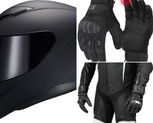 Motorcycle equipment that is mandatory and can make driving more interesting cover photo collage