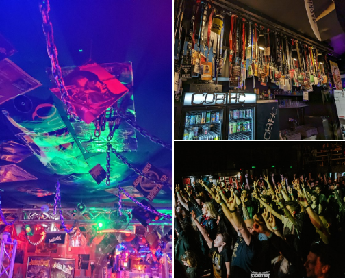 TRAVEL FOR METALHEADS AND ALTERNATIVES cover photo collage