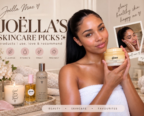 JOËLLA’S SKINCARE PICKS ✨ cover photo collage