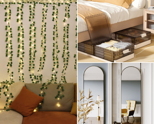 Must Have Dorm Room Essentials cover photo collage