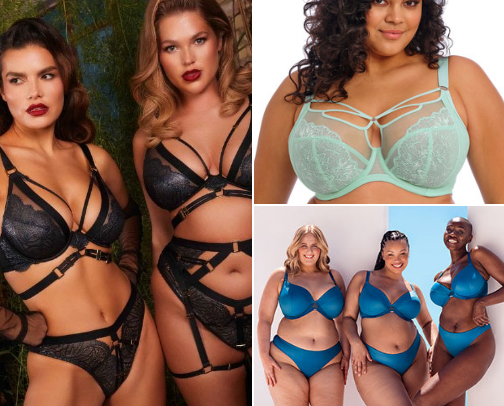 Full-bust Bras cover photo collage