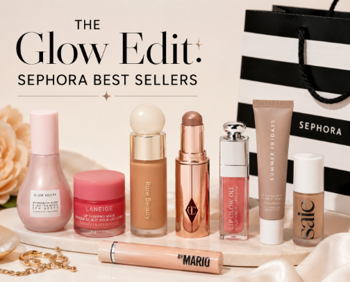🛍️ The Glow Edit: Sephora Best Sellers cover photo collage