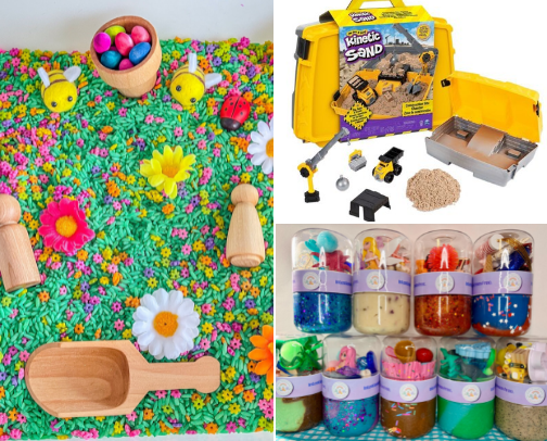 Sensory Bin Favorites for Toddlers & Preschoolers cover photo collage