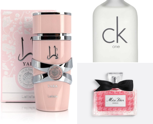 fragrances for women🎀. cover photo collage