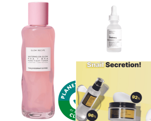 Skincare favs for me cover photo collage