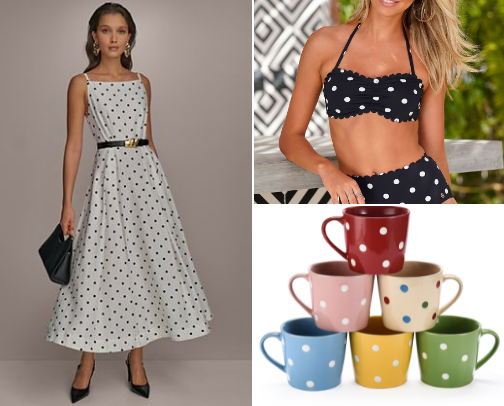 Polka Dots Finds cover photo collage