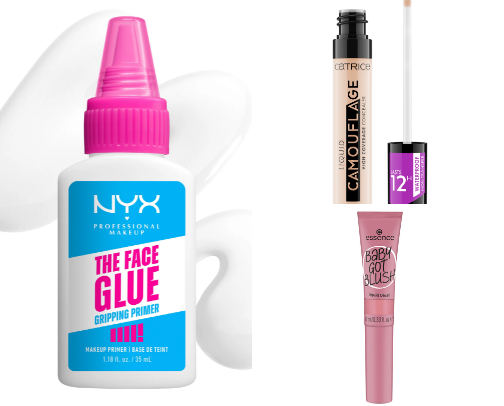 My makeup routine cover photo collage