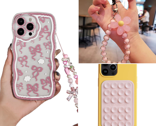 Phone accessories cover photo collage