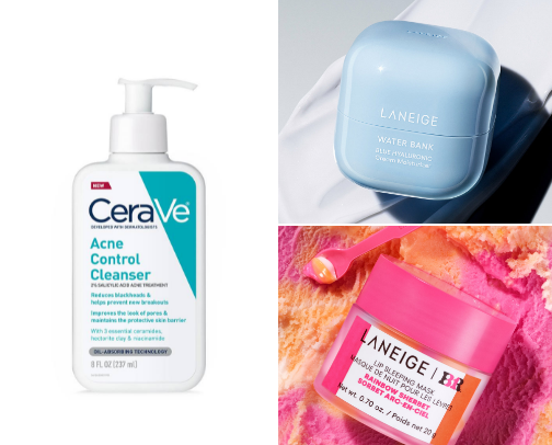 Affordable Skincare Routine under $100 dollars!!! cover photo collage