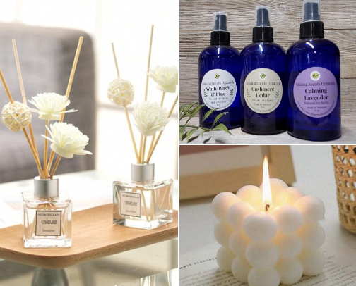 Aromatherapy at Home: Curated Fragrance Collection cover photo collage