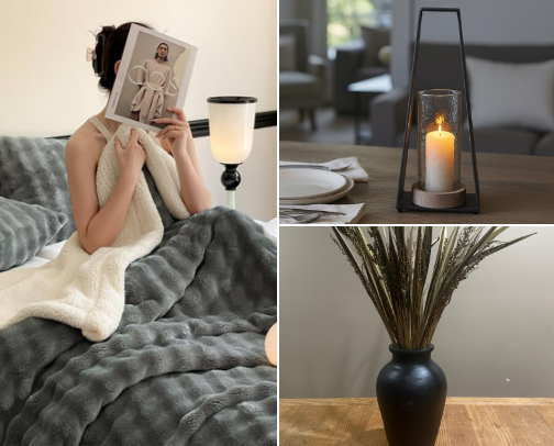 Things that makes your house a home 🏡 cover photo collage