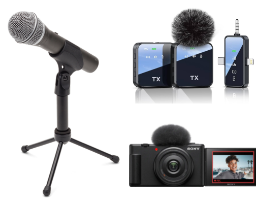 YouTube/ podcast Beginner Equipment cover photo collage