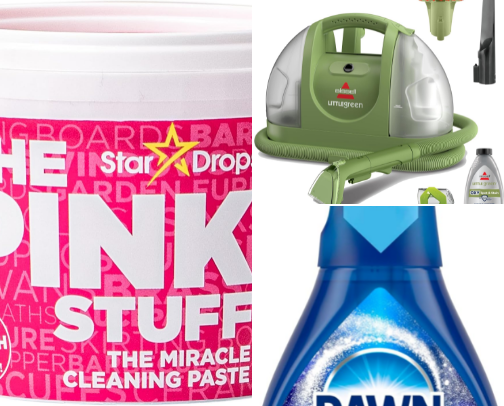 Cleaning & Laundry Favorites: My Best-Selling Amazon Products for a Fresh, Spotless Home cover photo collage