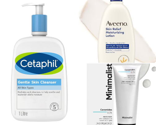 🧴 Sensitive Skin Skincare Essentials cover photo collage