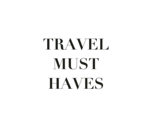 TRAVEL MUST HAVES cover photo collage