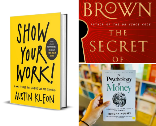 My favorite bestselling books cover photo collage