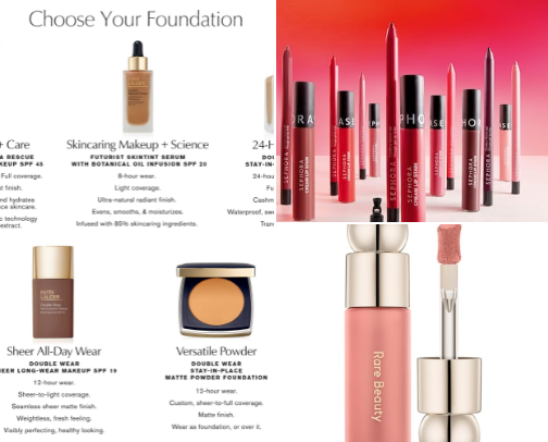 Make Up Best Sellers cover photo collage