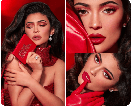 KYLIE COSMETICS cover photo collage