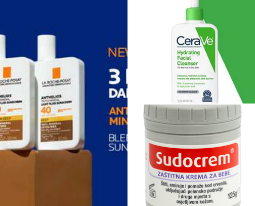 Skincare cover photo collage