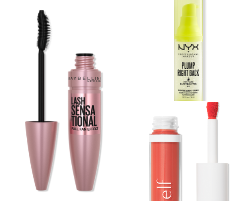 Really good drugstore makeup cover photo collage