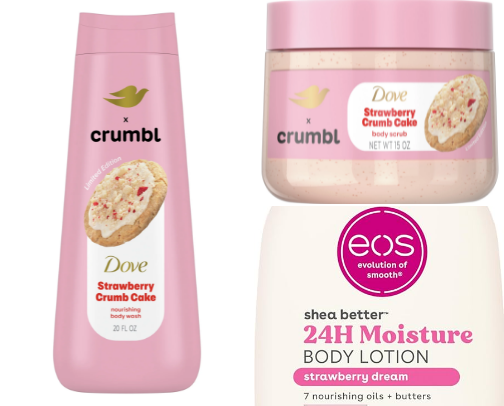 My strawberry shower routine 🍓🧼🚿 cover photo collage