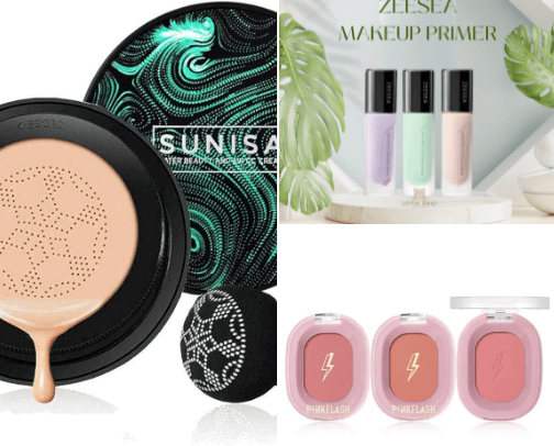 Glow-Up Essentials: Top Beauty Products You Can't Miss cover photo collage