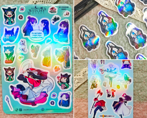 Stickers, stickers and more stickers cover photo collage