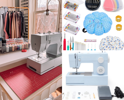 My sewing essentials cover photo collage