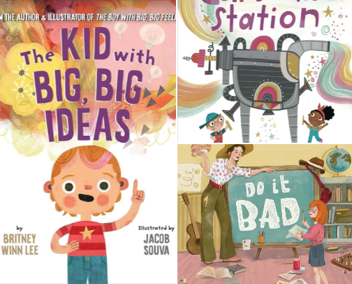 🌟 Big Dreams, Big Ideas: Inspiring Picture Books for Creative Kids cover photo collage