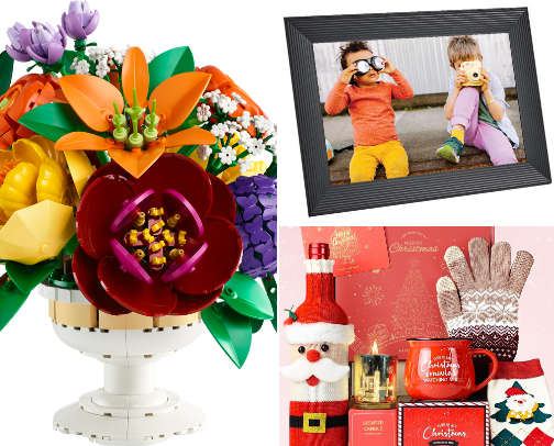 Christmas gift ideas (family, partners, friends, and more) cover photo collage